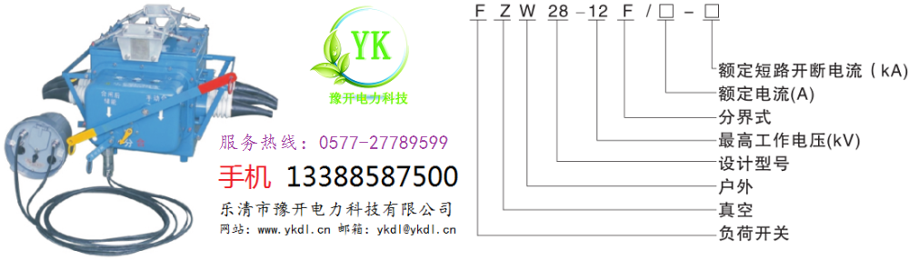 FZW28-12F 户外分界负荷开关 – 豫开电力